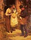 Thomas Liddall Armitage The Postman painting